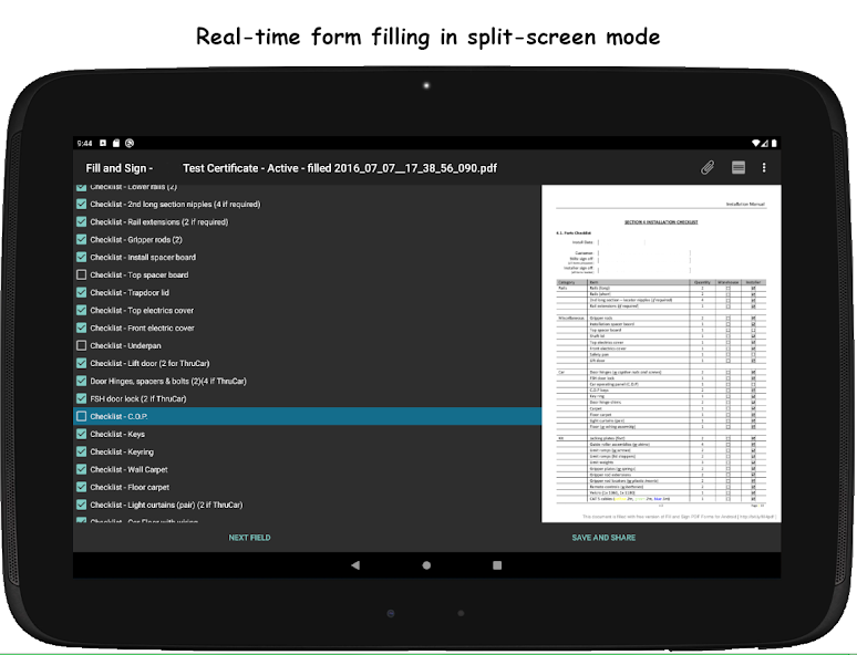 Fill and Sign PDF Forms