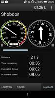 GPS Navigaton Speedometer TAN