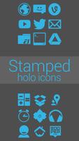 Stamped Holo Blue
