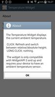 Temperature Widget Sony SW2