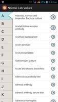 Normal Lab Values
