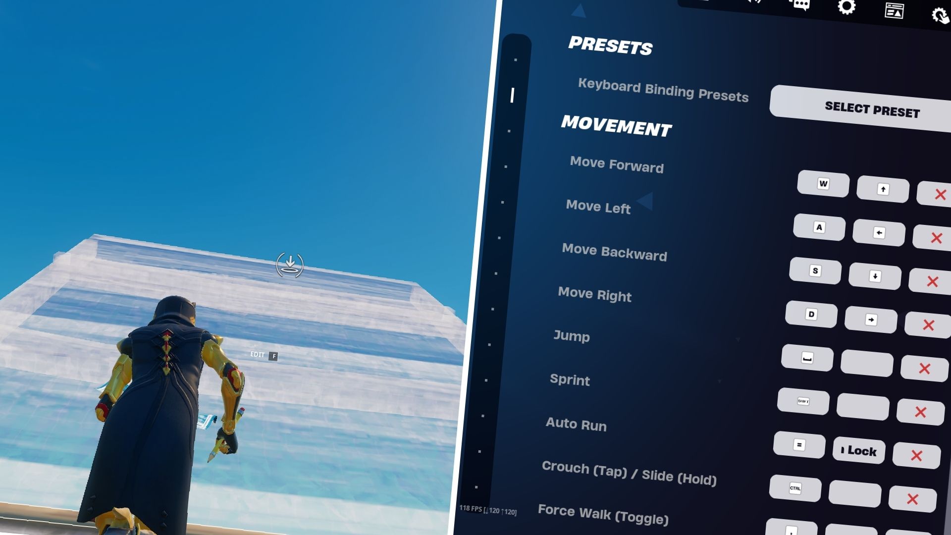 Beste Schlüsselbindungen für Fortnite