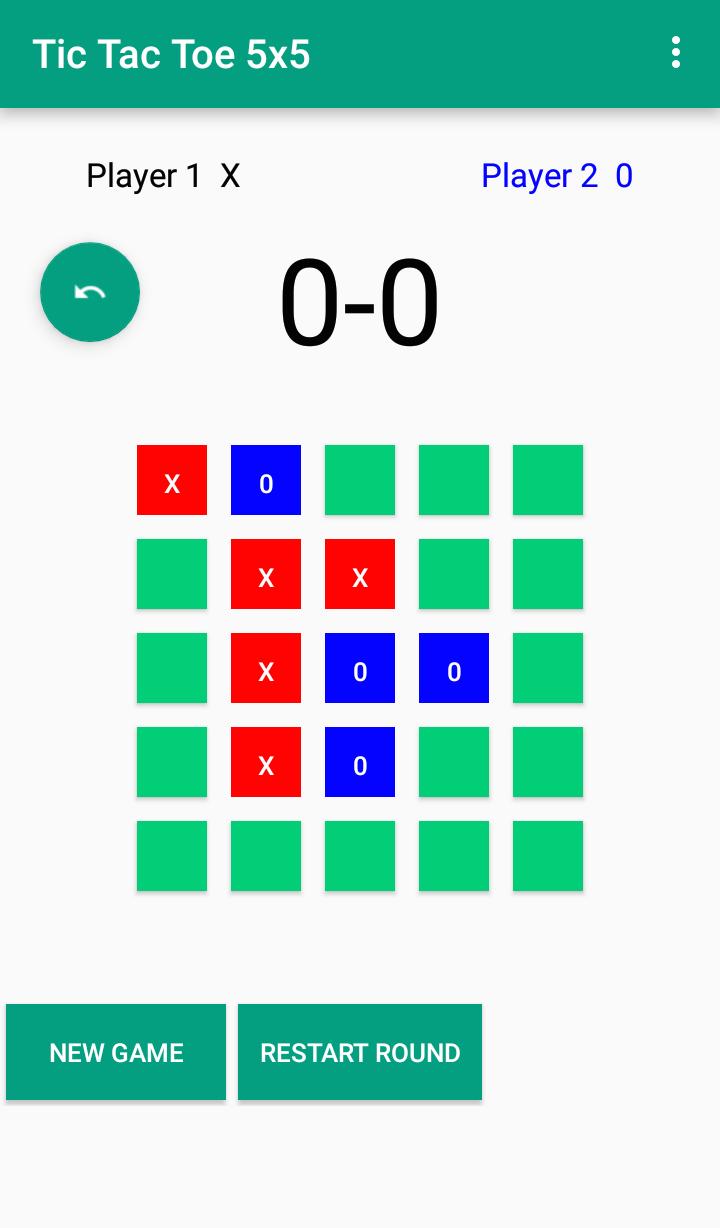 Tic-Tac-Toe  5x5