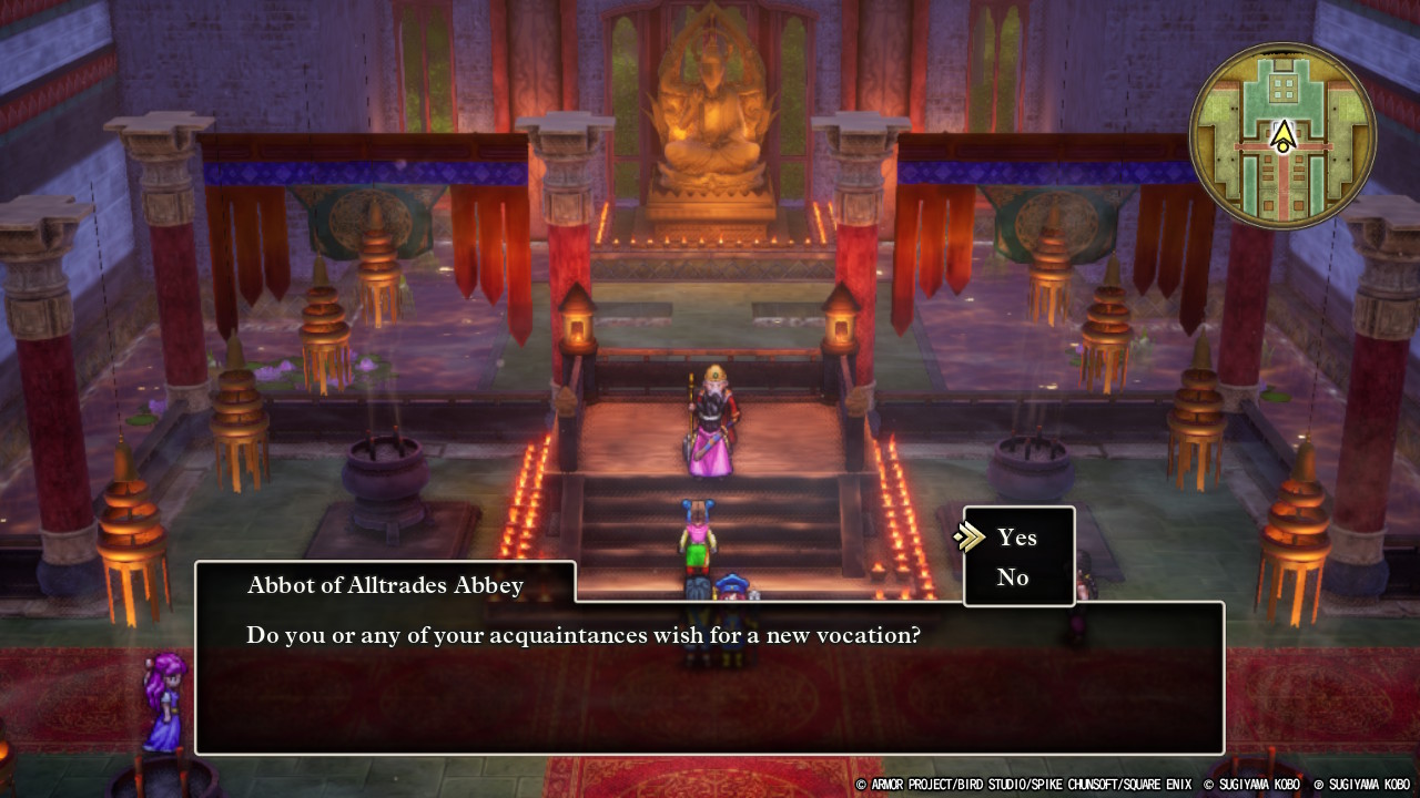 So ändern Sie den Klassen in Dragon Quest III: HD-2D-Remake