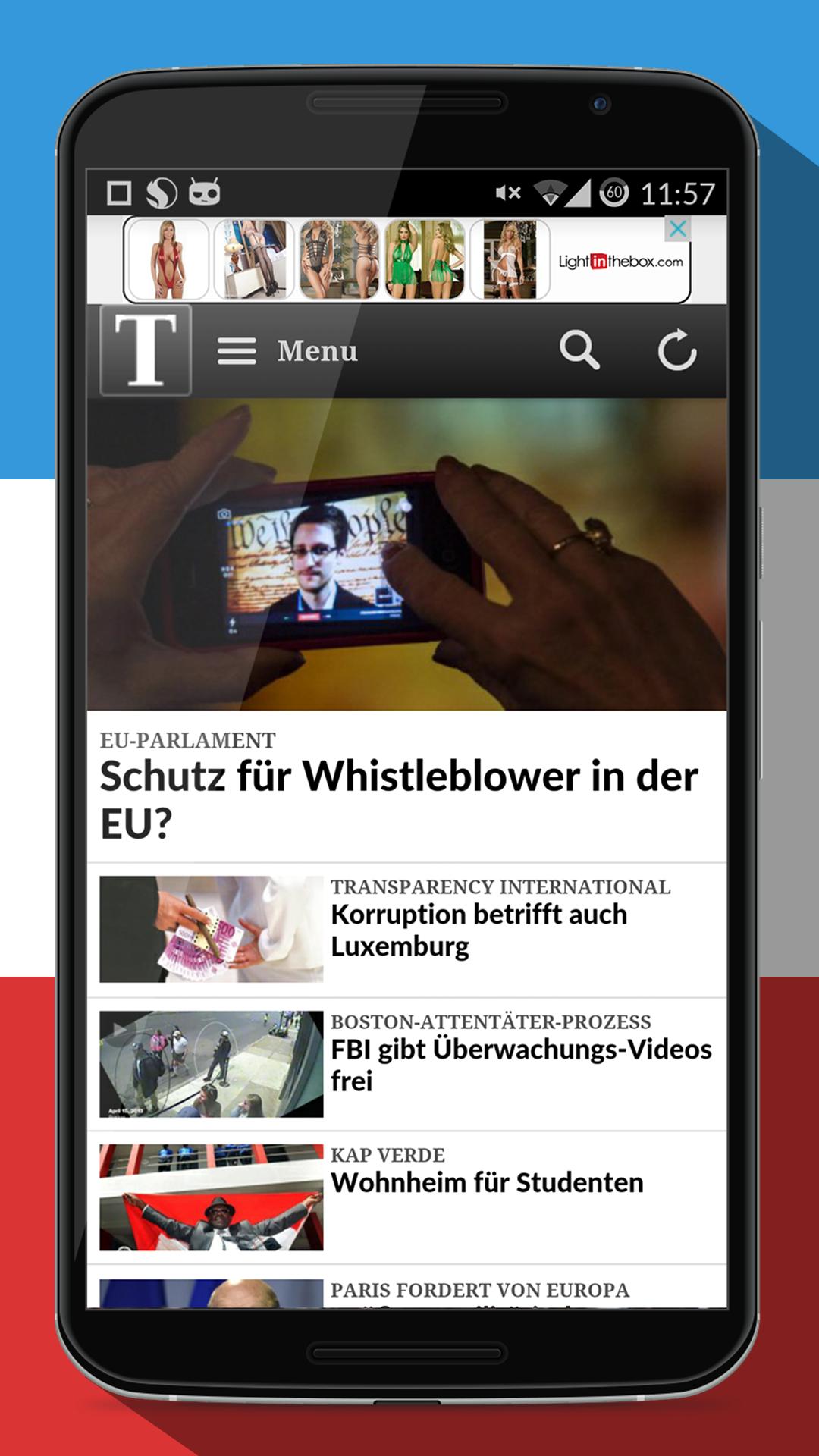 Newspapers Luxembourg free