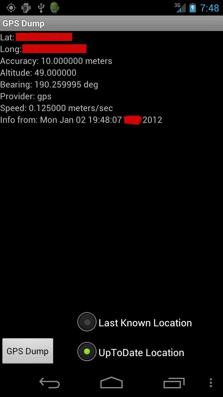 GPS Dump