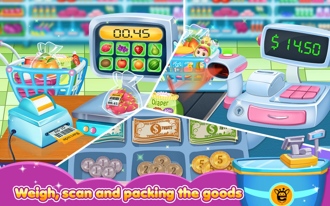 Grocery Supermarket Girls Game