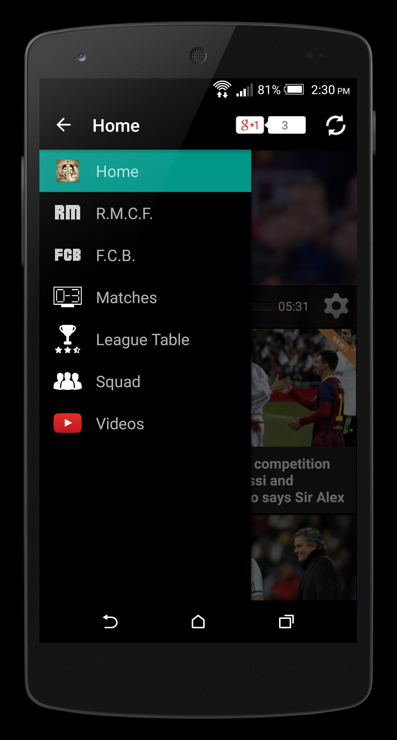 Real vs Barca Football News