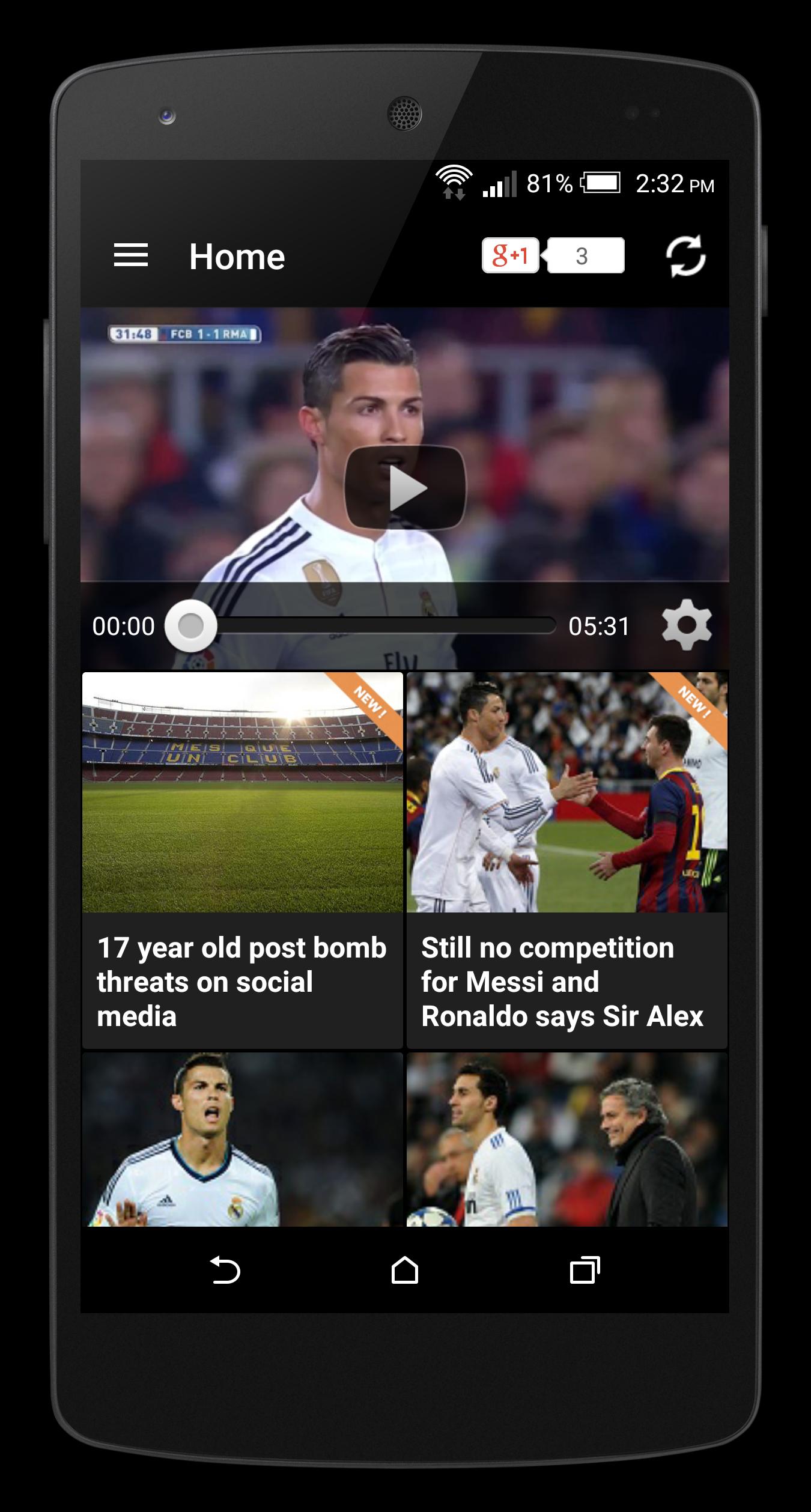 Real vs Barca Football News