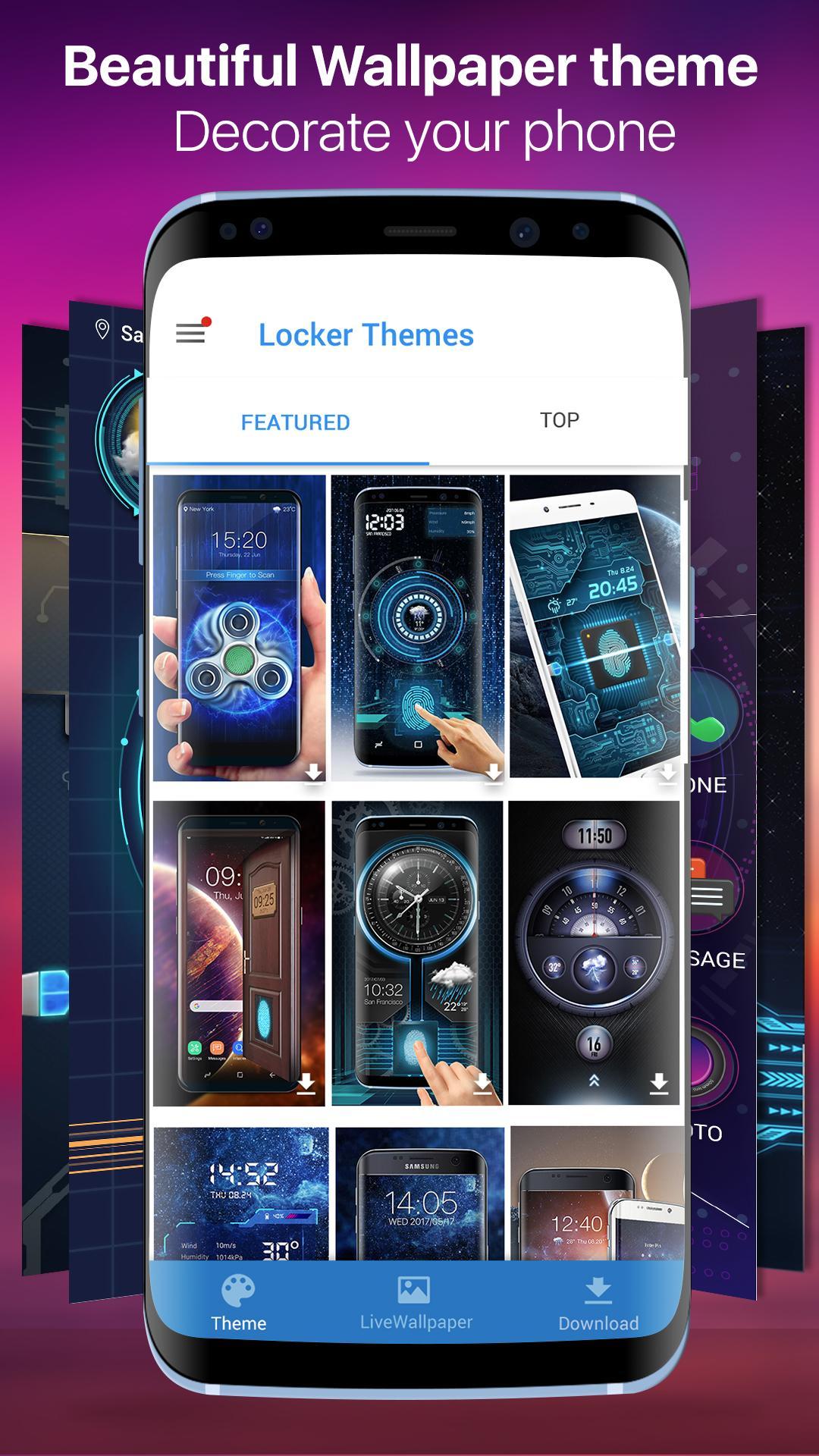 Lock Screen Theme with Weather