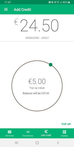 Leap Top-up