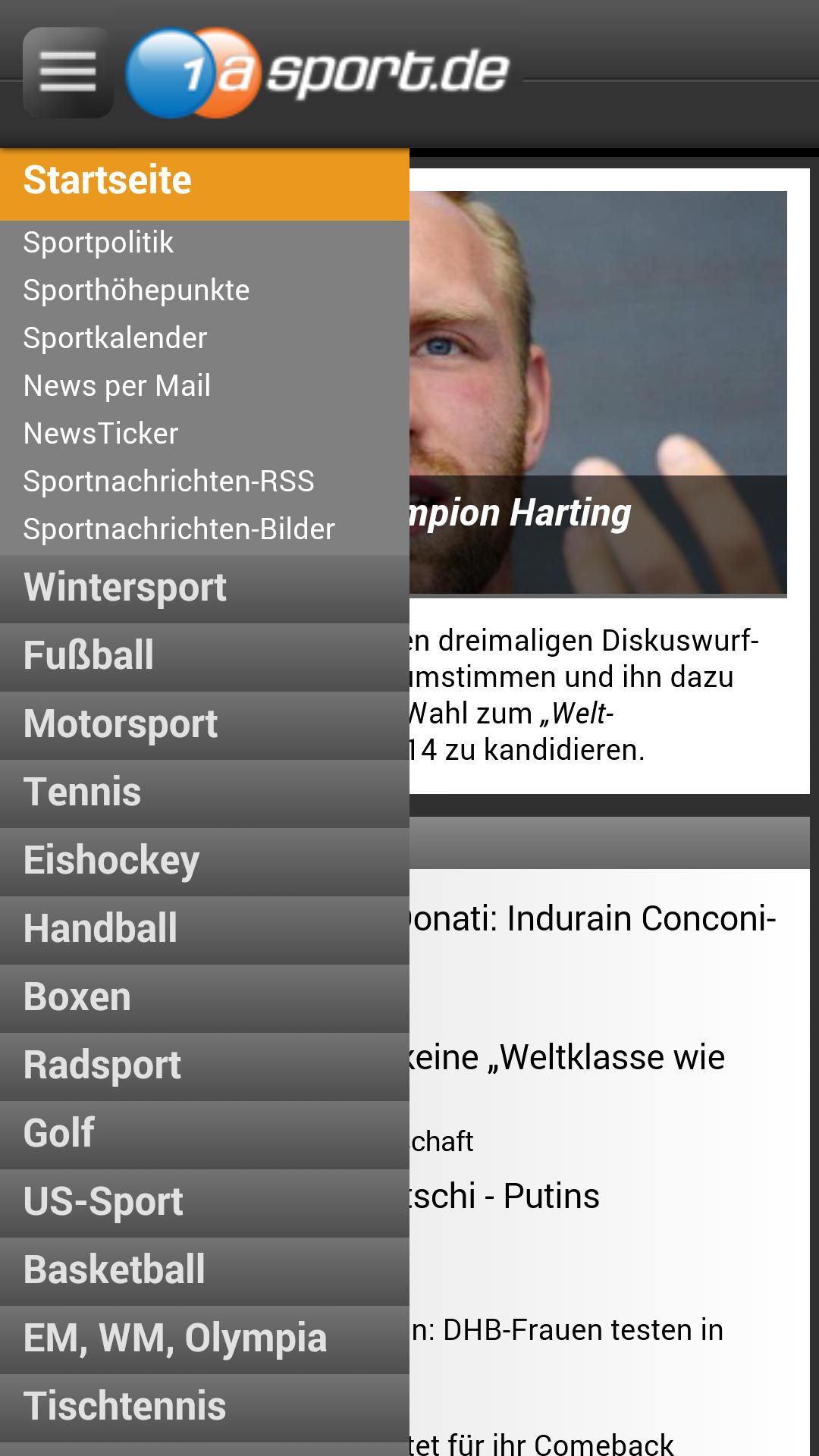 Sportnachrichten von 1aSport