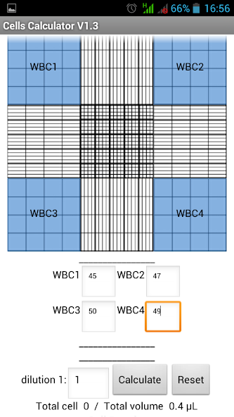 Cells Calculator