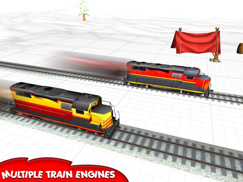 Kids Train Racing
