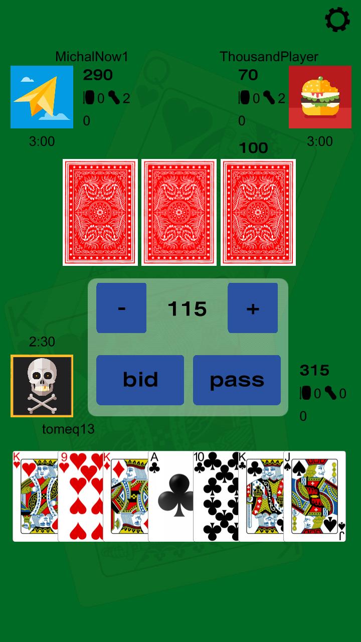 Thousand (1000) - card game