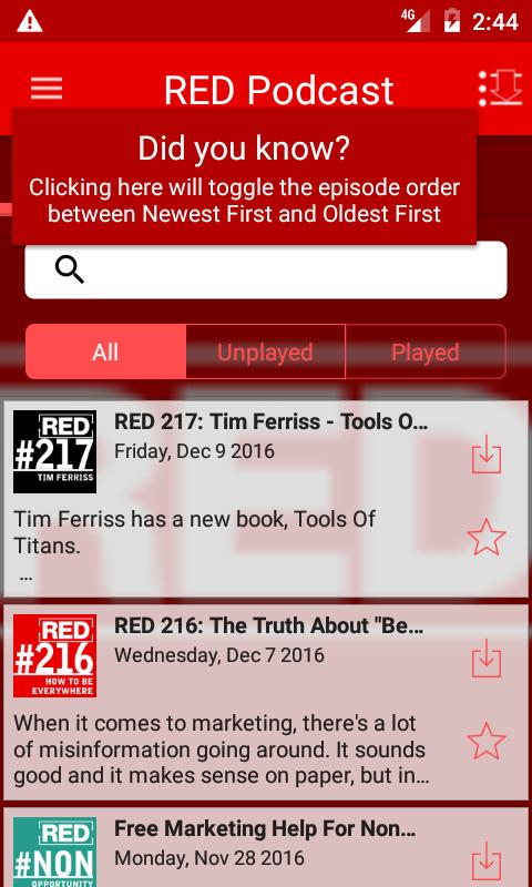 RED - The Podcast For Experts