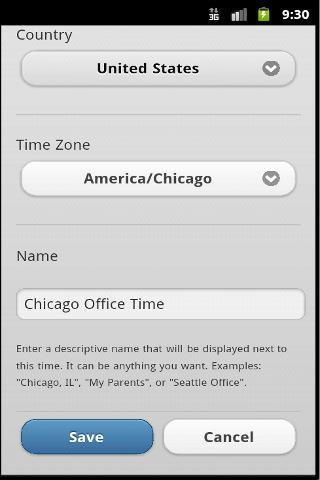 Time Zones