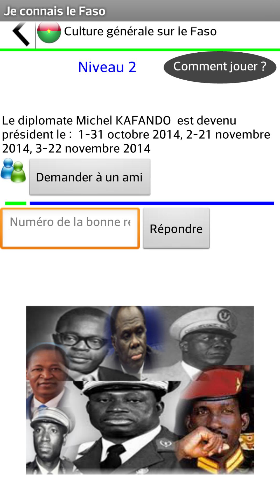 I know Burkina Faso