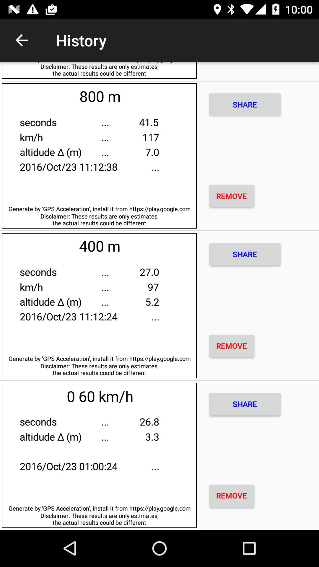 GPS Acceleration