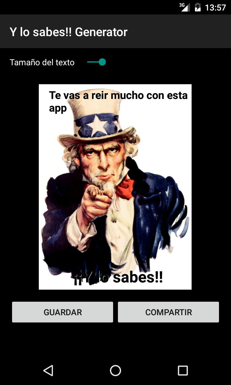 And you know it!! Generator