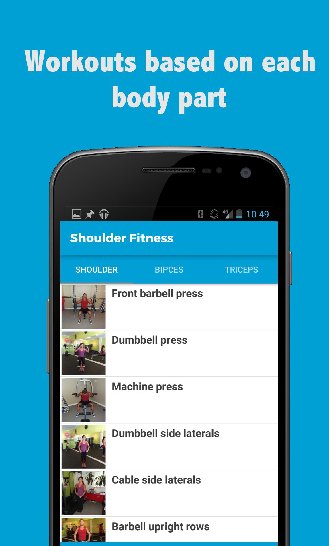 Shoulder Arms Fitness Training