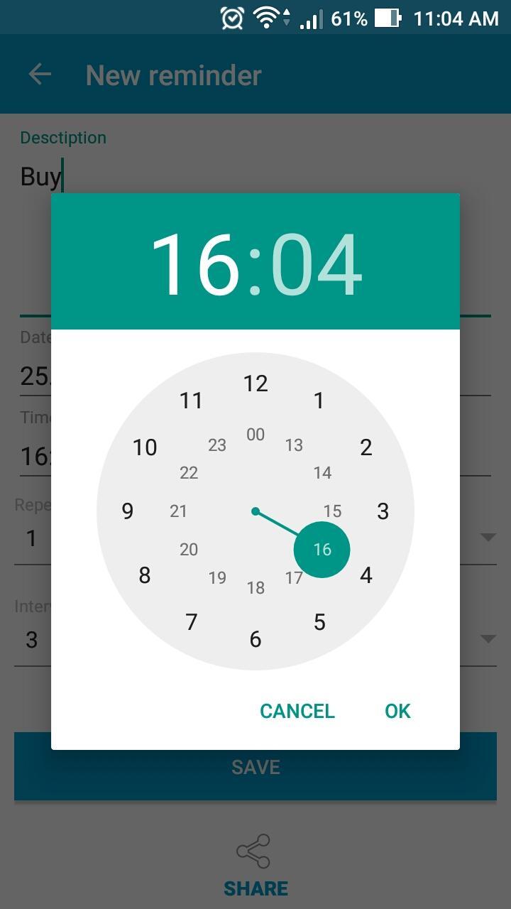 My reminders