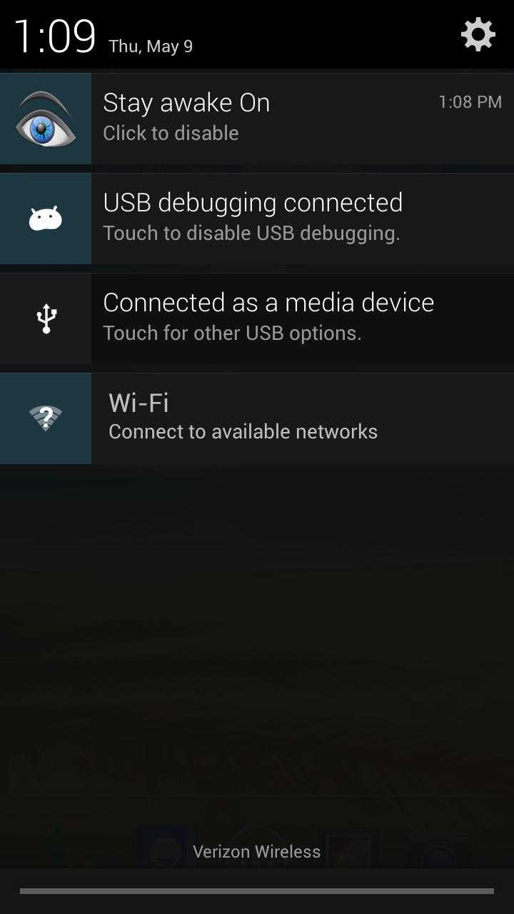 Stay awake widget