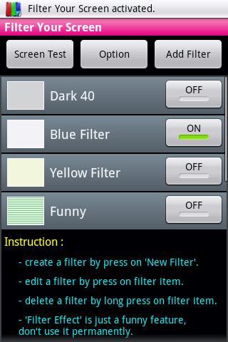 Filter Your Screen