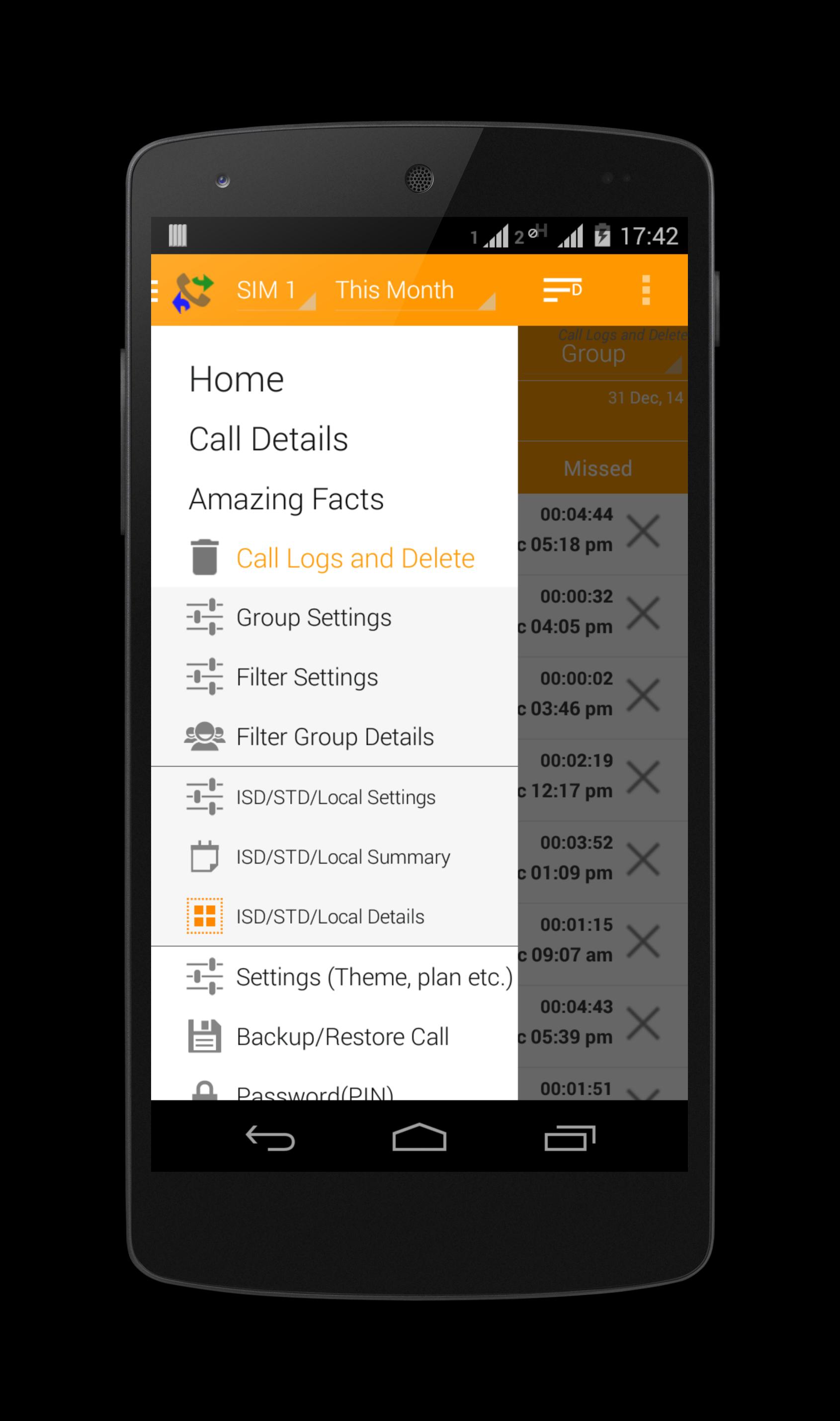 My Call Duration