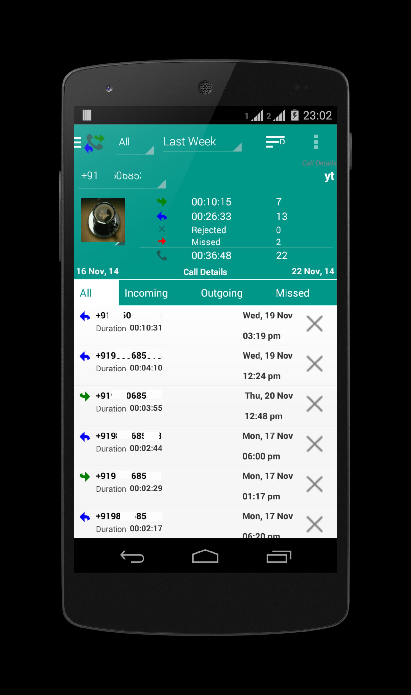 My Call Duration