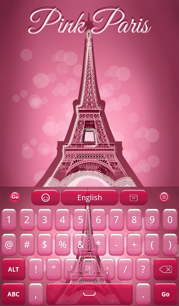 Pink Paris Keyboard