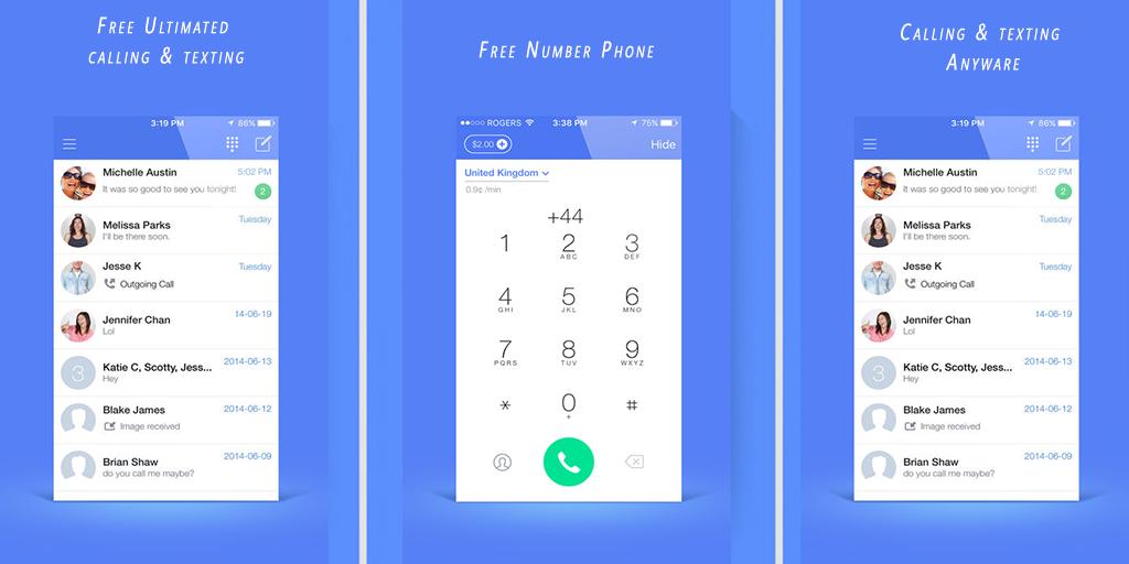 Text Now Unlimited Free calls