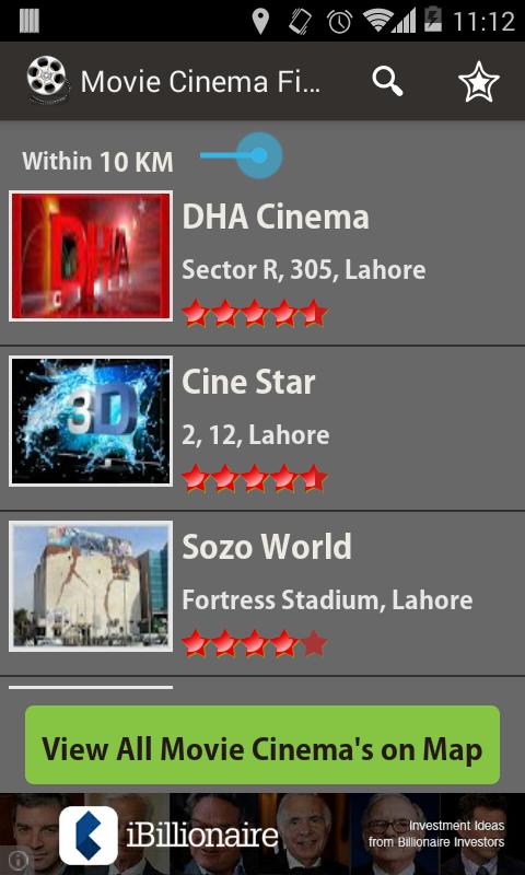 Movie Cinema Finder