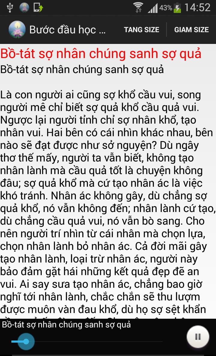 Buoc Dau Hoc Phat - Phat Giao