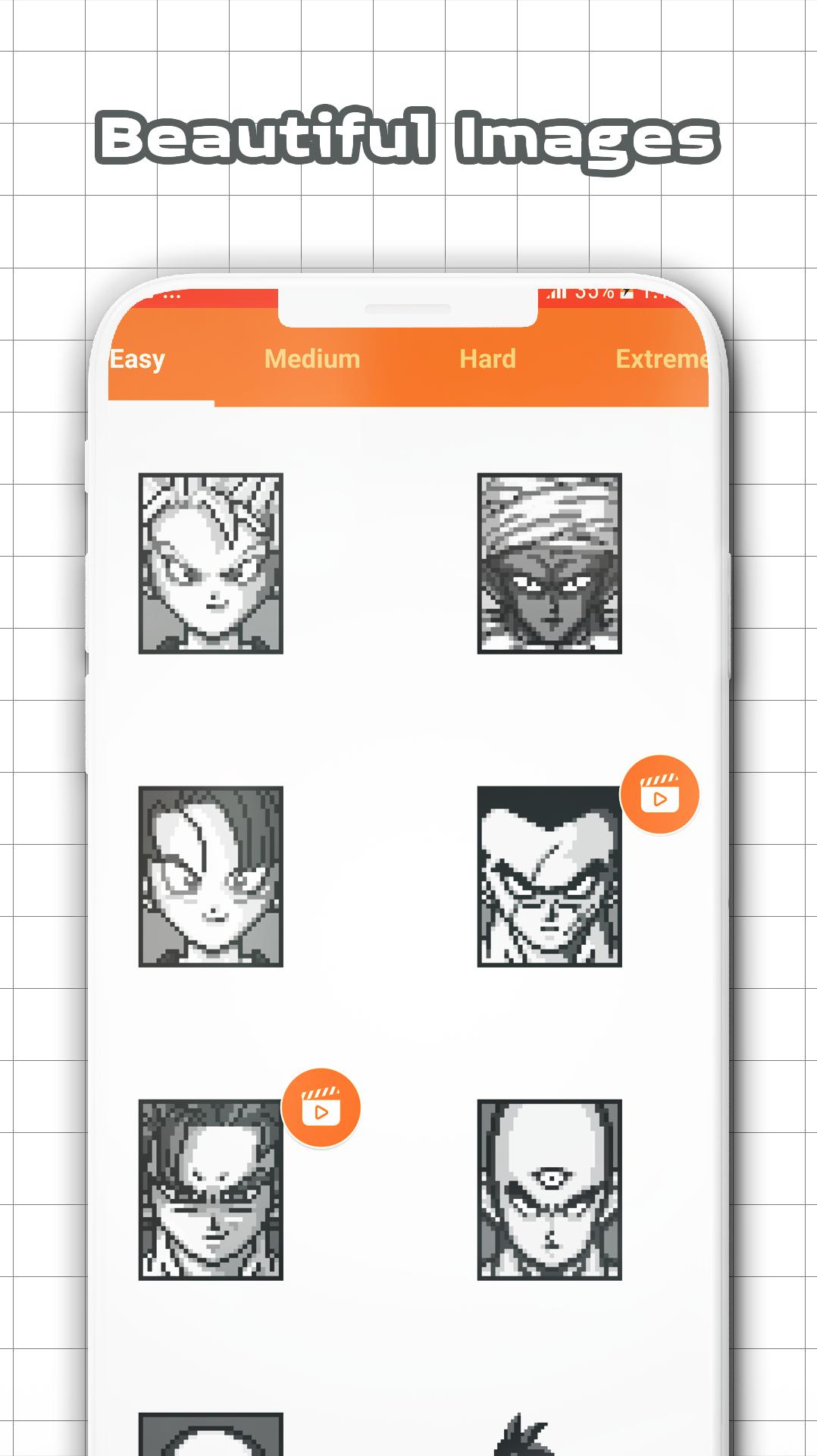 Gokuu Color Pixel by Number - Dragon Sandbox Pixel