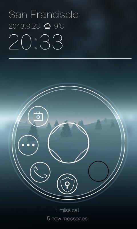 Dialing  Locker Theme