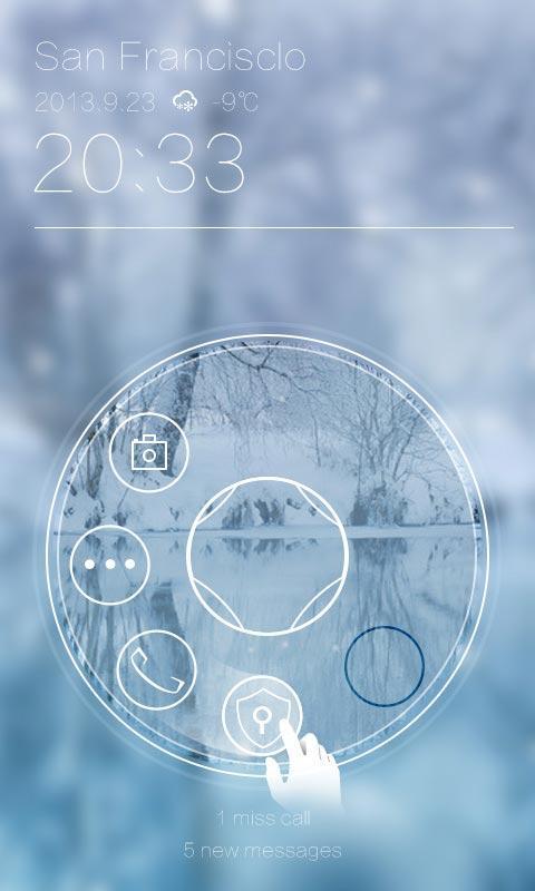 Dialing  Locker Theme