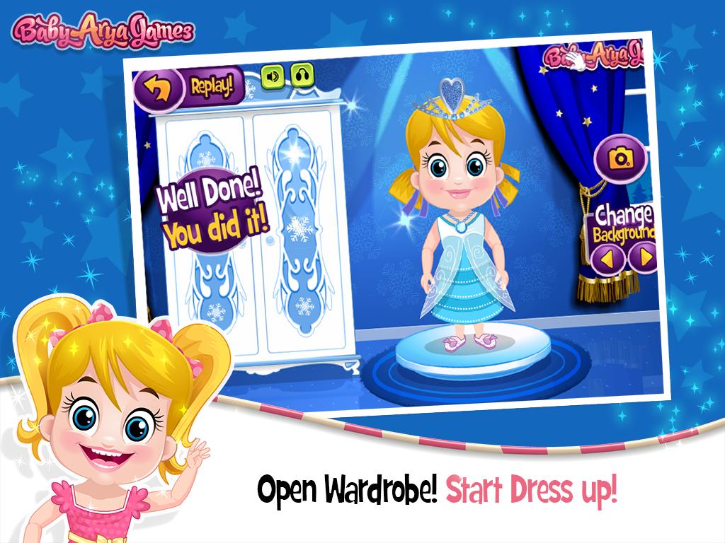 Baby Arya Frozen Dress Up