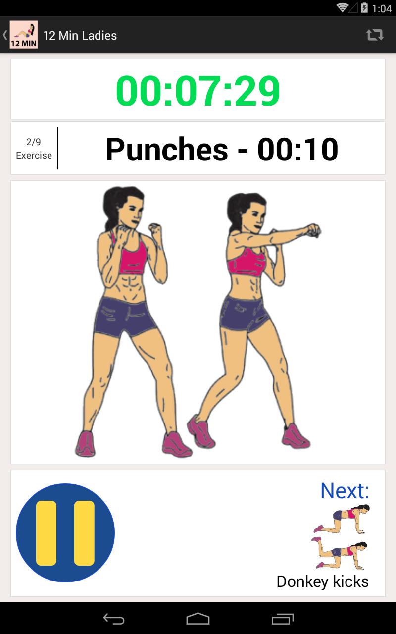 12 Minute Ladies Workout