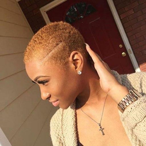 African ladies Haircut