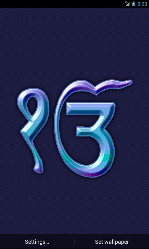 Satnam Waheguru Live Wallpaper