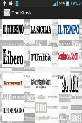 Italian newspapers