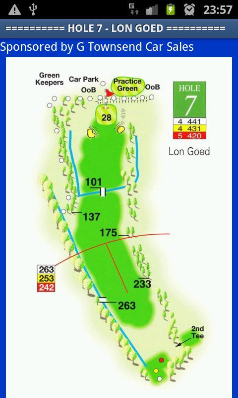 Pwllheli Golf Club App 2015