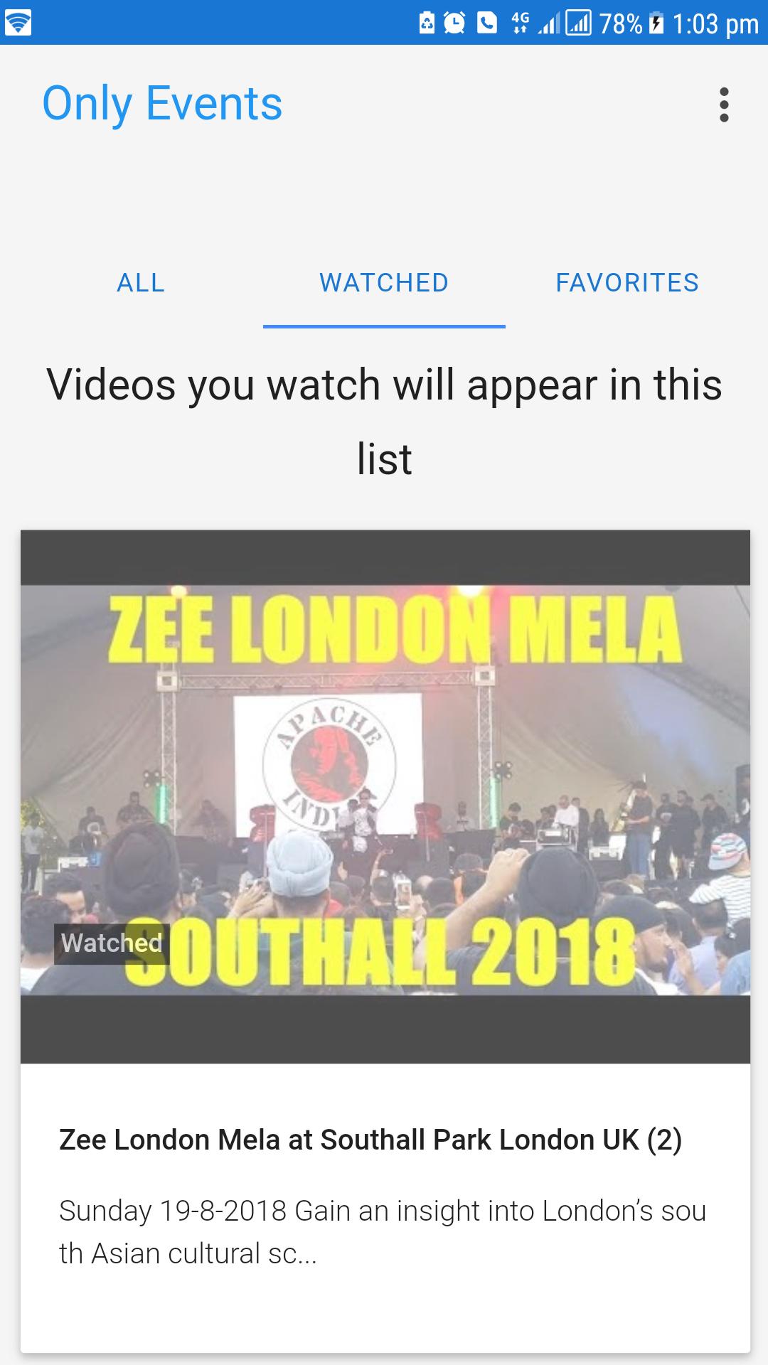 Only Events