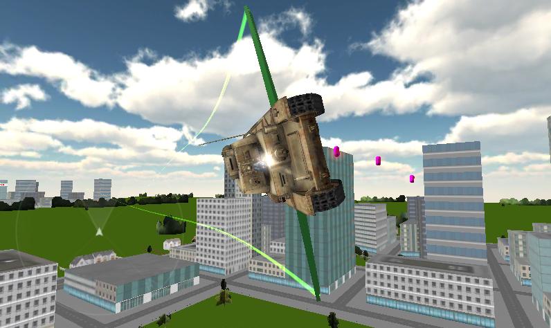 Real Flying Tank Simulator 3D
