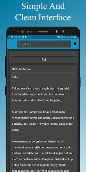 Puisi Ibu Tersayang