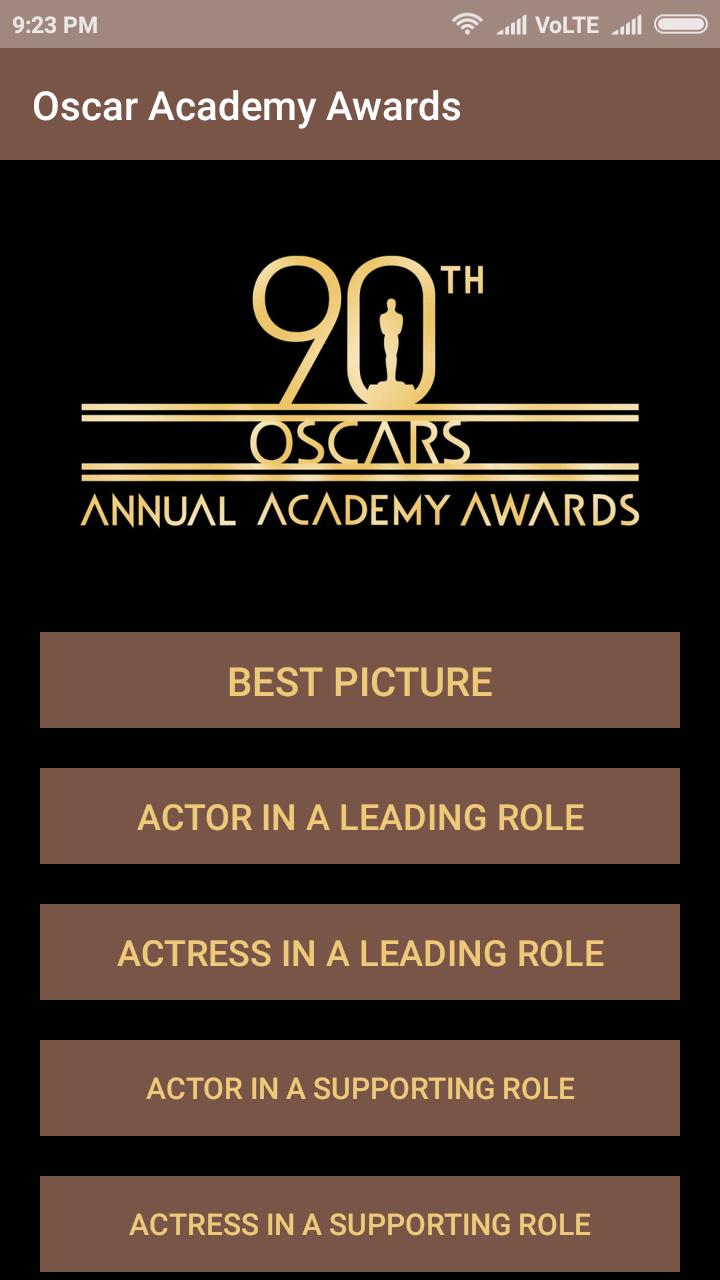 Oscar Awards 2018