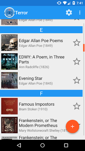 AudioBooks: Terror