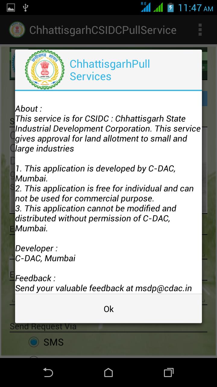 Chhattisgarh CSIDC services