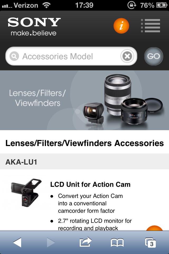 Sony DI Accessory Guide 2.1